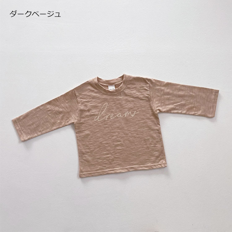 子供服 キッズ ロンＴ レタリング 白 黒 女の子 韓国こども服(1) 長袖Ｔシャツ カットソー ロ...