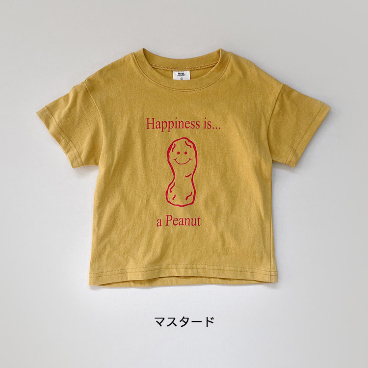 半袖Tシャツ ピーナッツ プリント 100cm 110cm 120cm 130cm 140cm カットソー インナー スウェット クルーネック ジュニア 男女兼用 韓国 子供服 (0.6)｜titikids｜03