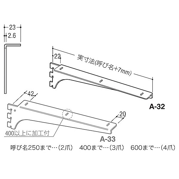 棚受け ROYAL/ロイヤル ウッドブラケット A-32/33 (L=300) 左右1組 DIY 棚 可動棚 おしゃれ :royal-A-32-33-150-600-3:TK金物ショップタケダ  - 通販 - Yahoo!ショッピング