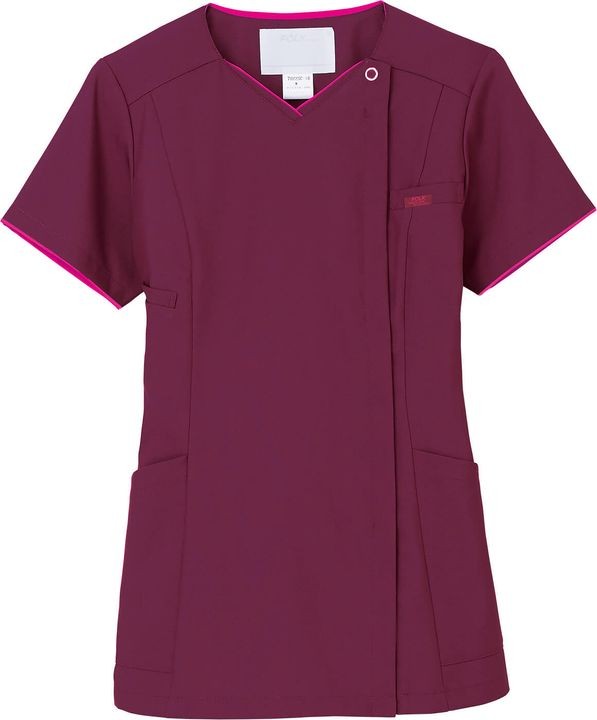 ZIP SCRUB スクラブ FOLK ジップスクラブ レディース 白衣 半袖