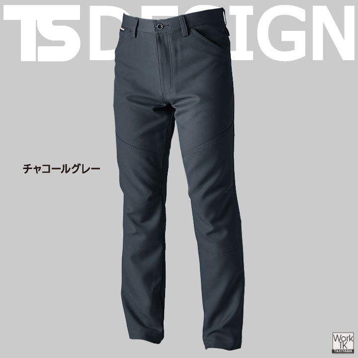期間限定　最終値下　新品未使用　Jプレス　ズボン　W86 チャコールグレー　春夏 TS DESIGN ストレッチ 裏綿 メンズ パンツ 制電 JIS T8118規格適合 春