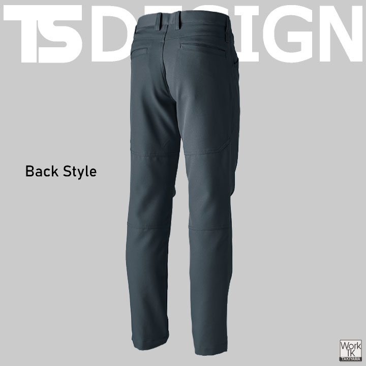 TS DESIGN ストレッチ 裏綿 メンズ パンツ 制電 JIS T8118規格適合 春