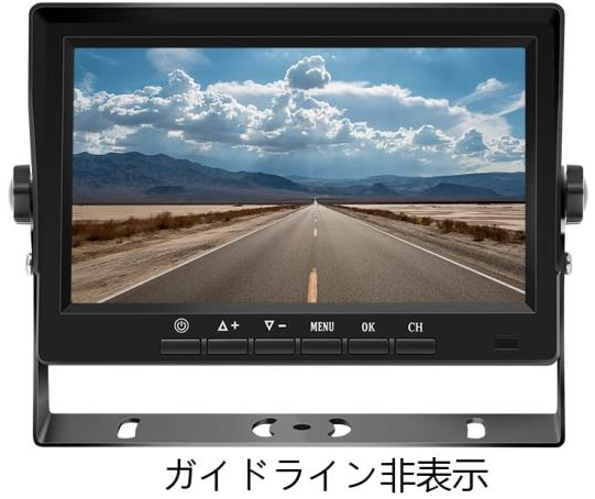 小型バックカメラ 8LEDカメラ 広角140° CCDカラーセンサー 12v/24v