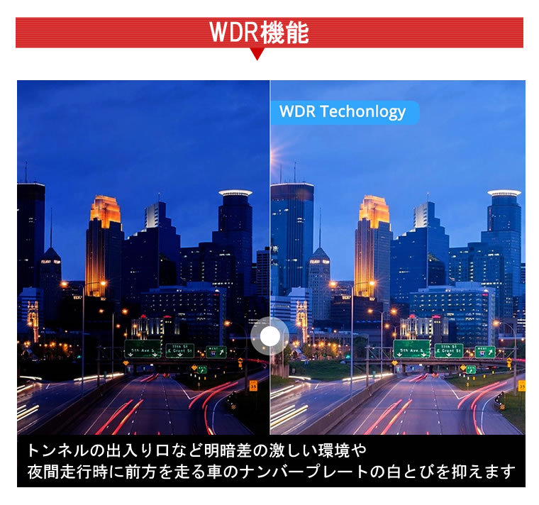 ドライブレコーダー 4K 前後カメラ GPS ジェスチャー