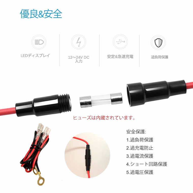 電源ソケット USBポート2 USB接続通信パネル スマホ充電器 USB
