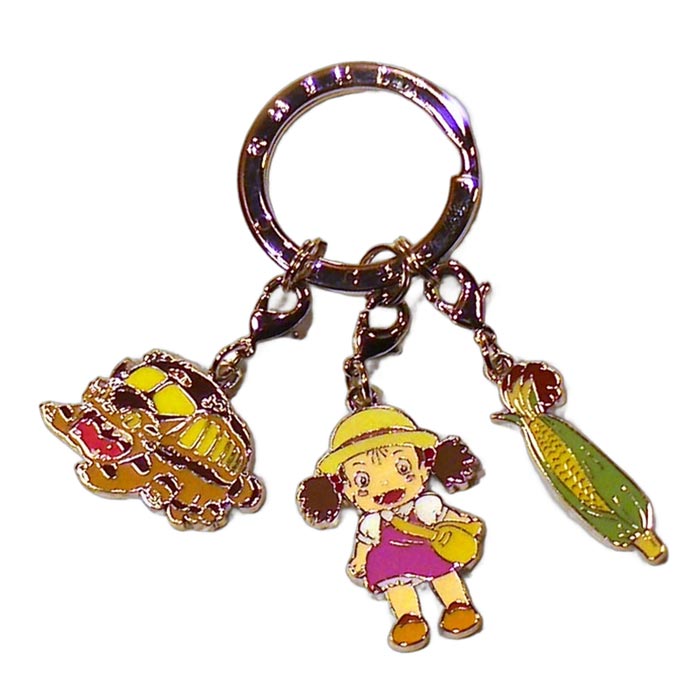 スタジオジブリ となりのトトロ 3連キーホルダー 金属製