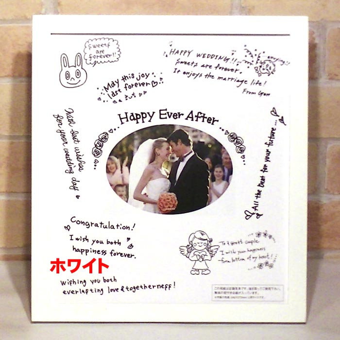 写真立て フォトフレーム 色紙サイズ 壁掛け金具付き 木製 天然木フォトフレーム 色紙付き プレゼント ギフト 0711-372　プレゼント ギフト | ブランド登録なし | 02