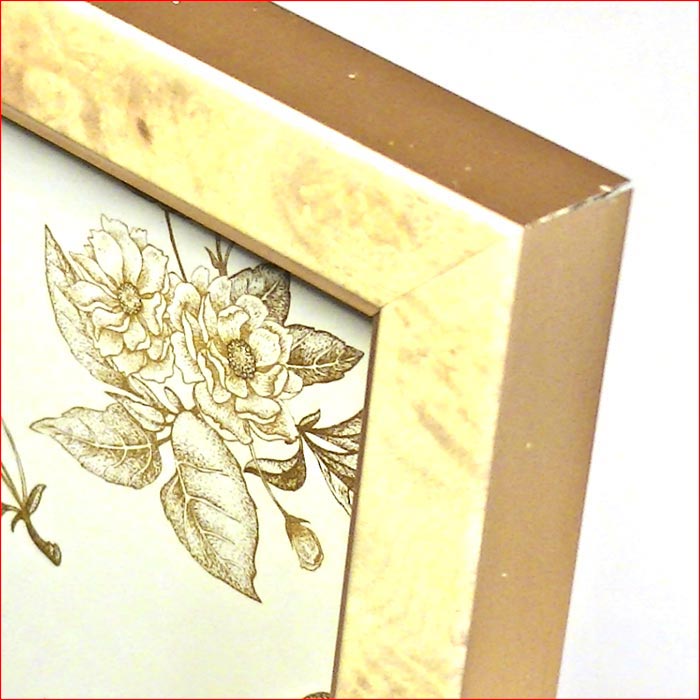 フォトフレーム 写真立て はがきサイズ 横置き 縦置き 縦横 壁掛け　アンティーク フォトスタンド ベージュ ブラック ブルー 0711-643 | ブランド登録なし | 01