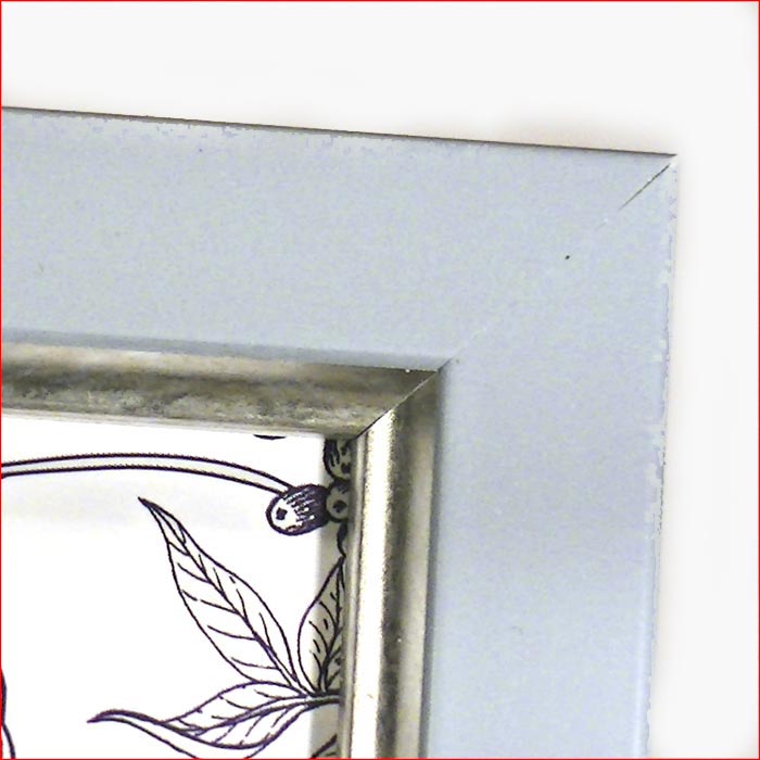 フォトフレーム 写真立て はがきサイズ 横置き 縦置き 縦横 壁掛け　アンティーク フォトスタンド ベージュ ブラック ブルー 0711-643 | ブランド登録なし | 03