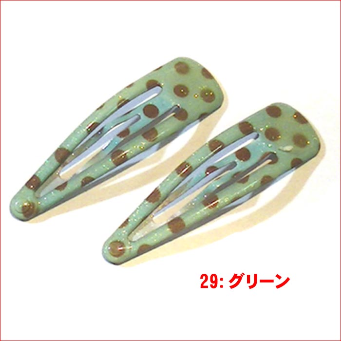 水玉　スリーピン　２個・２色 1114-292　プレゼント ギフト | ブランド登録なし | 01