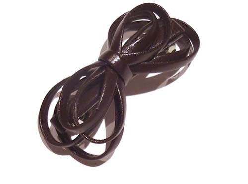 ヘアピン 髪止め　レザー　８の字　バレッタ 1120-352 | ブランド登録なし | 02