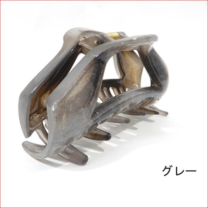 雲柄中抜きバンスクリップ 1223-262  (髪止め ヘアークリップ 髪飾り)　プレゼント ギフト | ブランド登録なし | 01