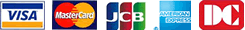 VISA,MasterCard,JCB,AMERICAN EXPRESS,Diners