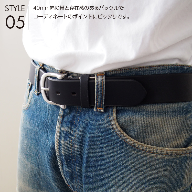 【未使用】C × V 牛ヌメ革ベルト　レギュラー　グレイ　20mm C × V 牛ヌメ革ベルト レギュラー グレー 18、20mm | VINTAGE