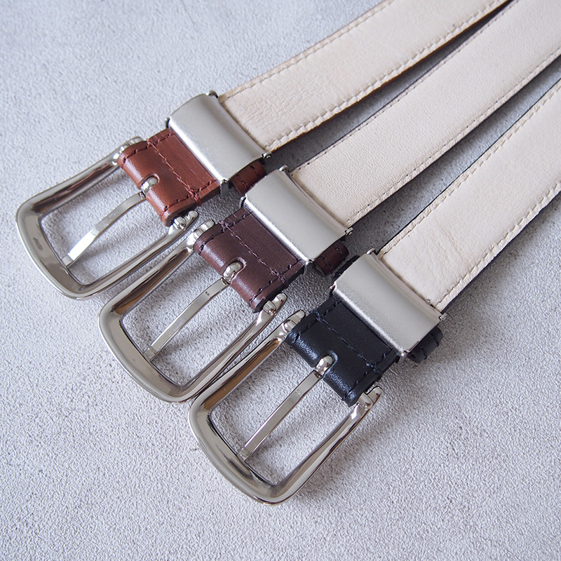 栃木レザー ピンバックル ベルト メンズ 紳士服小物 本革 スーツに合う