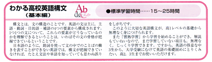 わかる高校英語構文(基本)