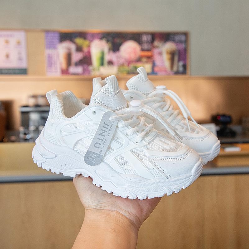 厚底 スニーカー キッズ 韓国風 ダンスシューズ ダッドスニーカー 男の子 女の子 子供 ダッドシューズ キッズ スニーカー 軽い 歩きやすい 春 |  | 01