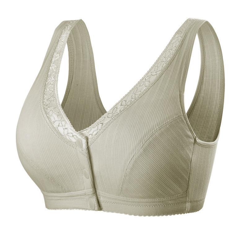 授乳ブラ マタニティブラ 前開き レース ノンワイヤー 育乳ブラ ナイトブラ 授乳ブラジャー  スナップボタン 無地 |  | 01
