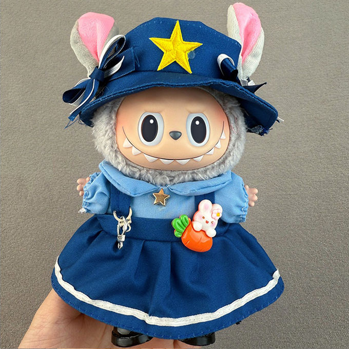 LABUBU ラブブ服 17cm 衣装セット ぬいぐるみ 服 着せ替え 綿