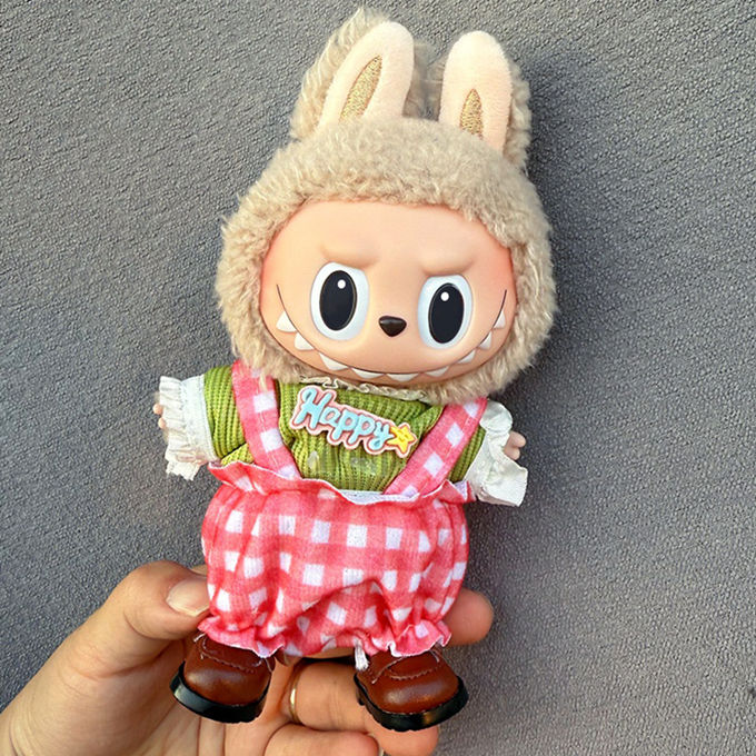 LABUBU ラブブ服 17cm 衣装セット ぬいぐるみ 服 着せ替え 綿