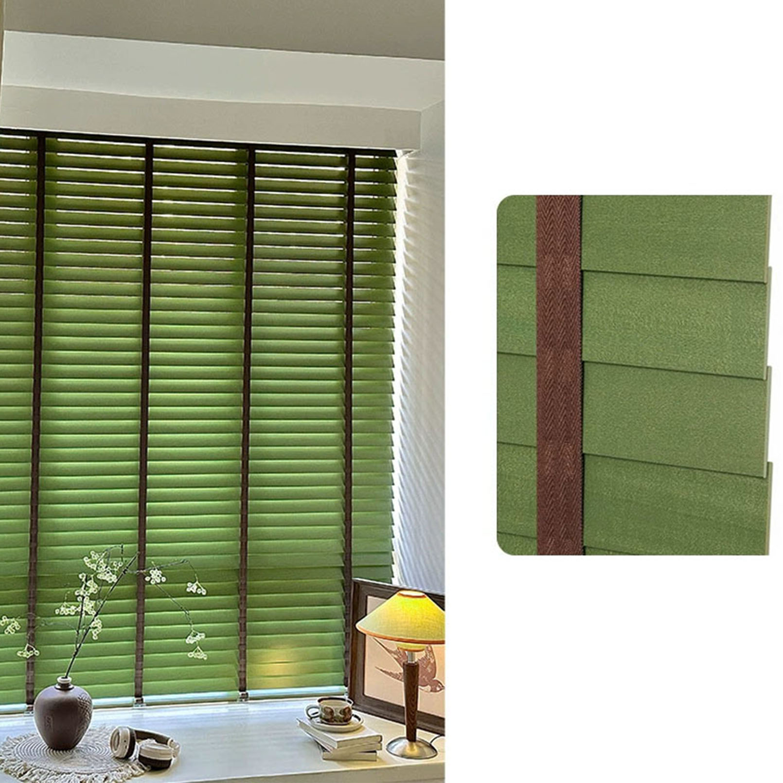 ウッドブラインド 木製ブラインド カーテン ブラインド 天然木 無垢 調光 北欧 木調 横型 スラット50mm 採光 リフォーム DIY オーダーメイド サンプル請求可能 |  | 02