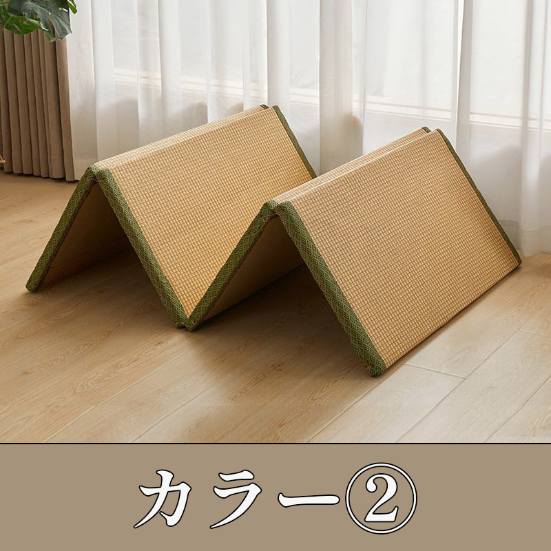 抗菌 置き畳 折りたたみ 畳マット ラタン ナチュラル  柄 防音 クッション 和室 衝撃吸収 和風 おしゃれ オールシーズン 和モダン 天然素材 ベビーサークル |  | 02