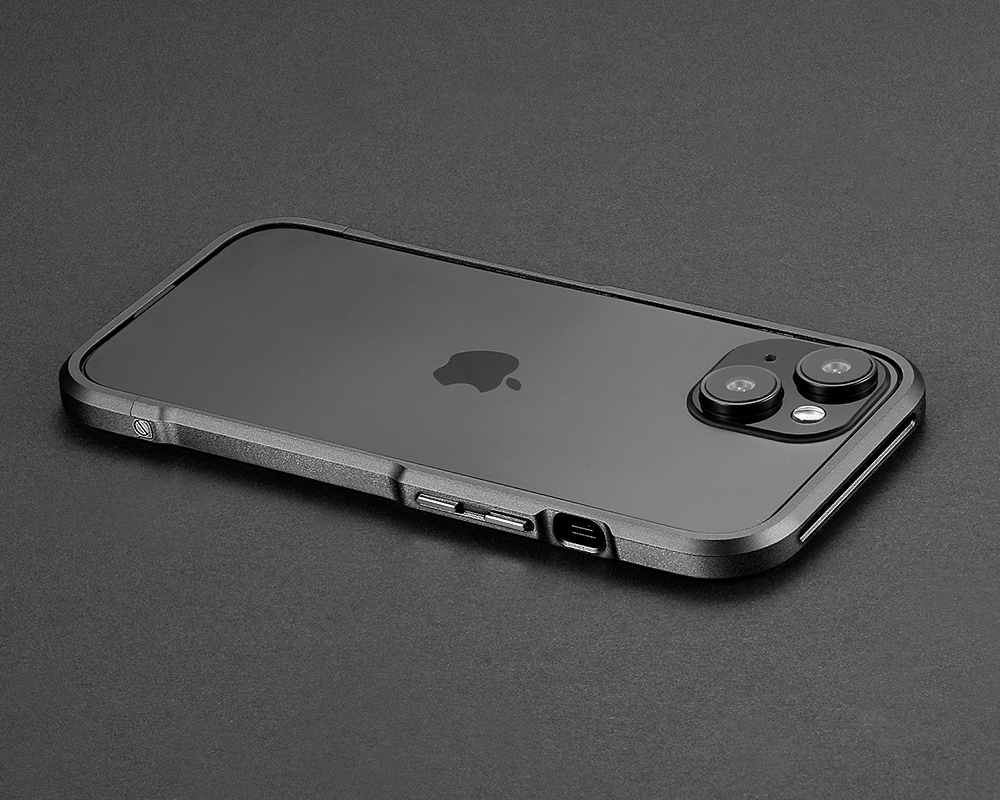 iPhone 15 ケース バンパー アルミ ケース アイフォン15 SWORD T15 アルミバンパー メタルバンパー スマホケース