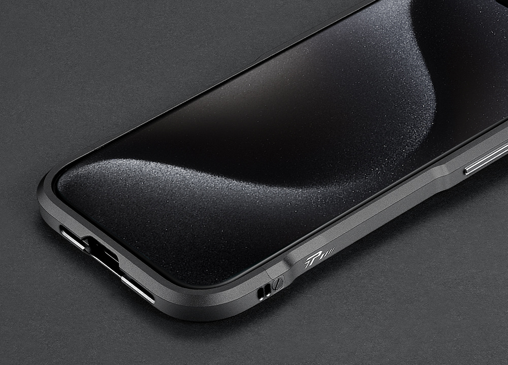 iPhone 15 ケース バンパー アルミ ケース アイフォン15 SWORD T15 アルミバンパー メタルバンパー スマホケース