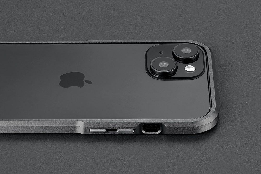 iPhone 15 ケース バンパー アルミ ケース アイフォン15 SWORD T15 アルミバンパー メタルバンパー スマホケース
