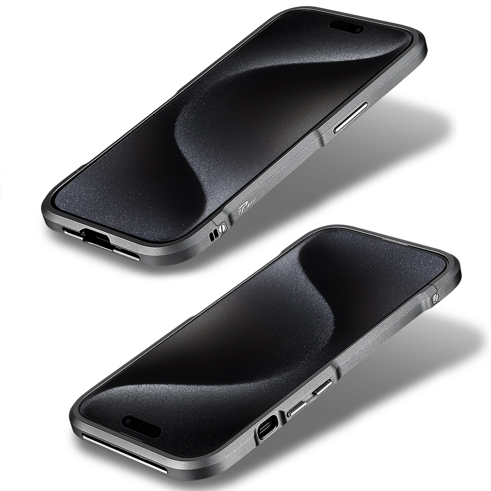 iPhone 15 ケース バンパー アルミ ケース アイフォン15 SWORD T15 アルミバンパー メタルバンパー スマホケース