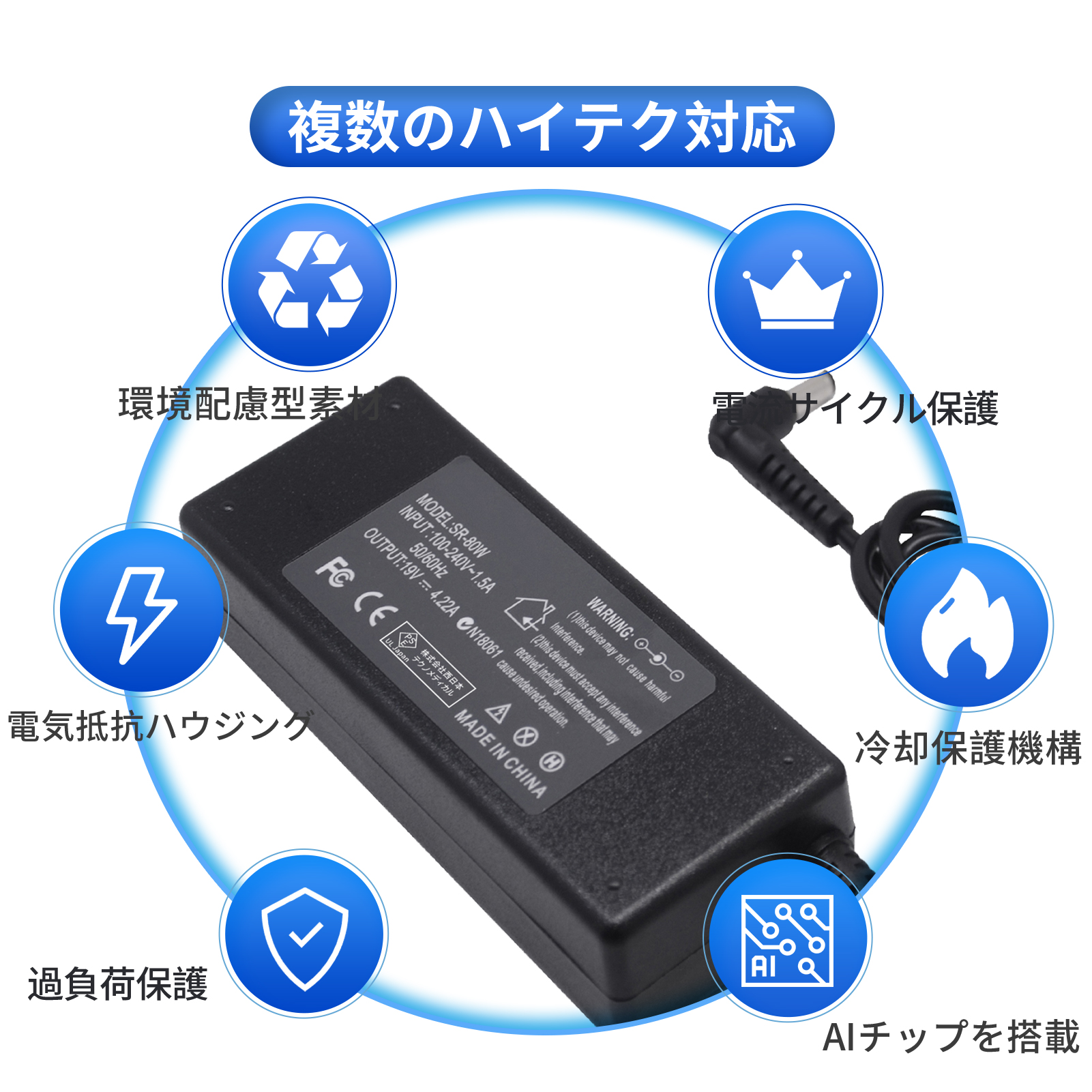 LIFEBOOK ah（ノートパソコン用ACアダプター）｜ノートパソコン