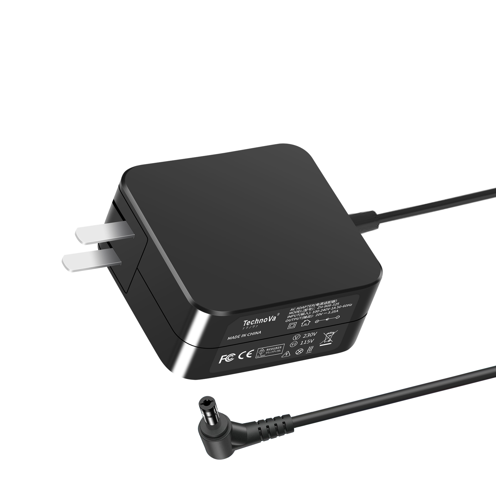 Lenovo 65W トラベル ACアダプター20V 3.25A ADLX65CLGU2A