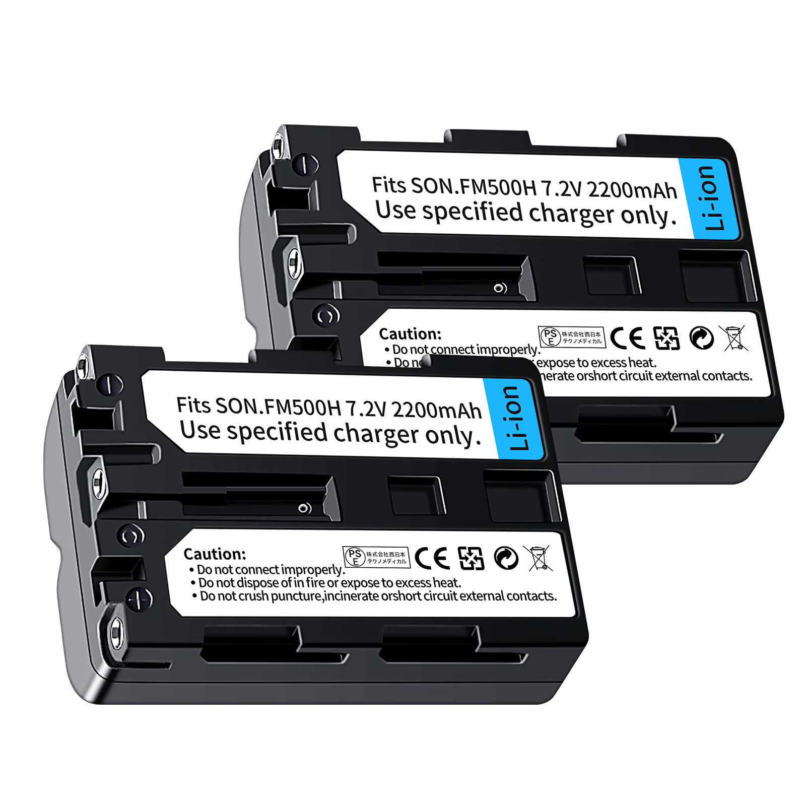 新品 Sony NP-FM500H 互換バッテリー【2200mAh 7.2V】 1年保証