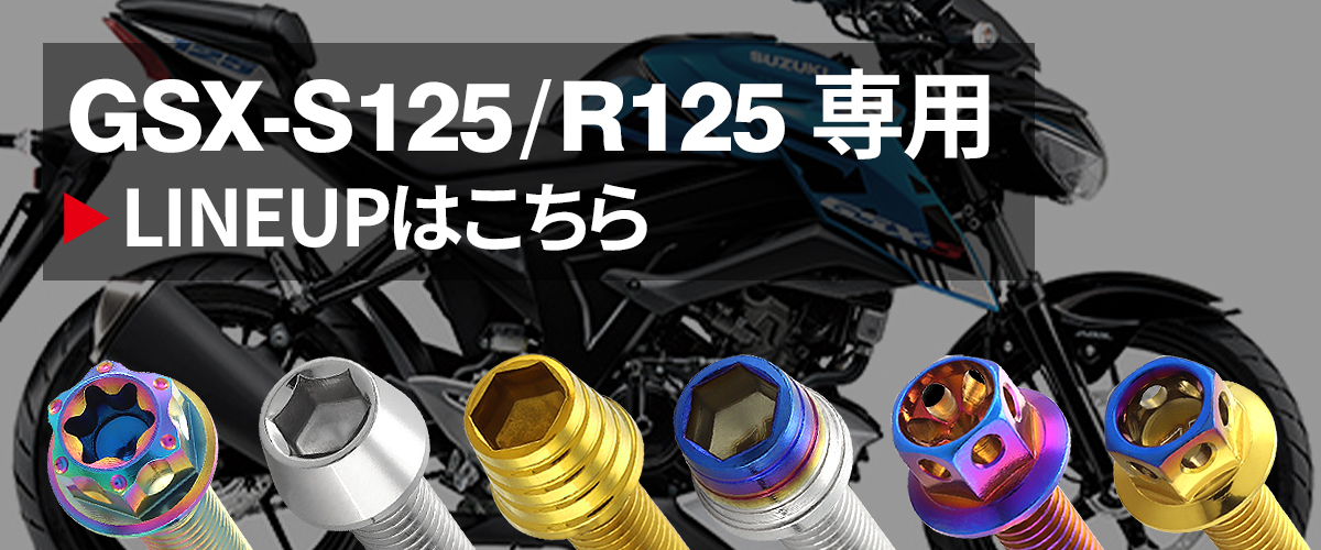 GSX-S125 GSX-R125 エンジンカバー クランクケース ボルト 28本セット