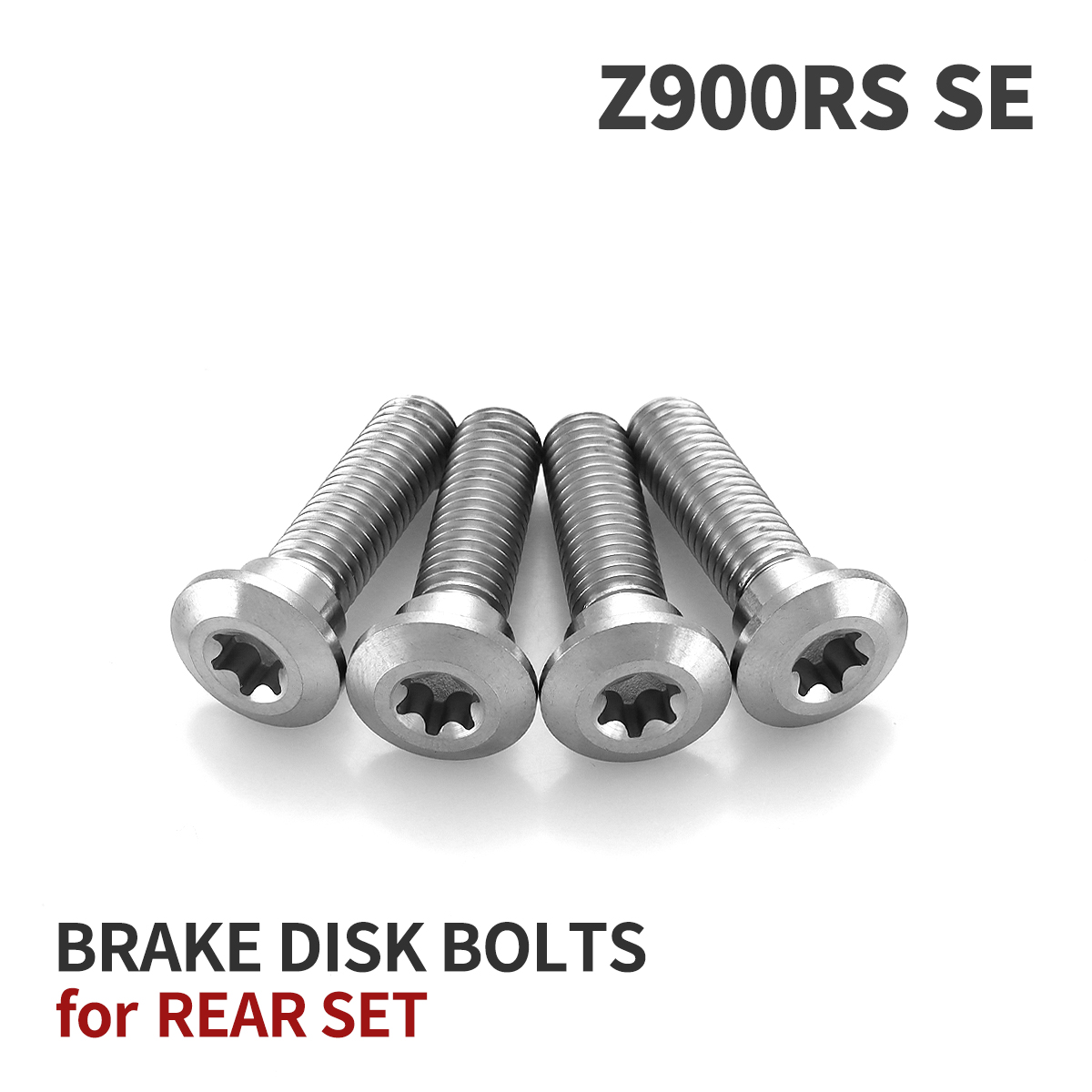 Z900RS SE 64チタン ブレーキディスクローターボルト リア用 4本セット 