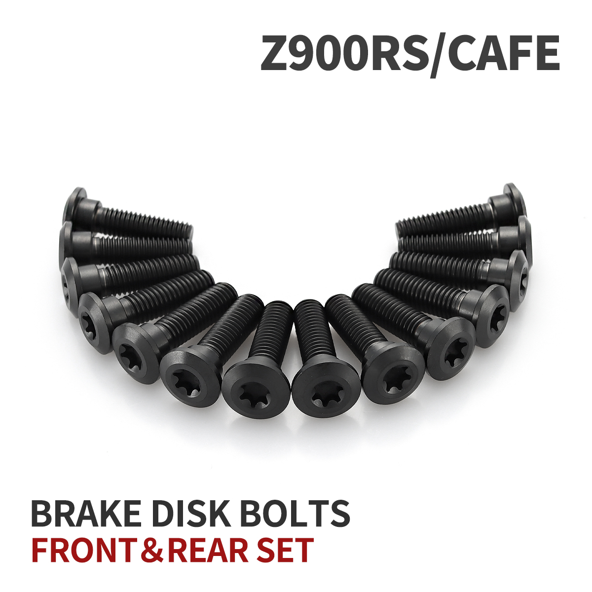 Z900RS/CAFE 64チタン ブレーキディスクローターボルト フロント リア 
