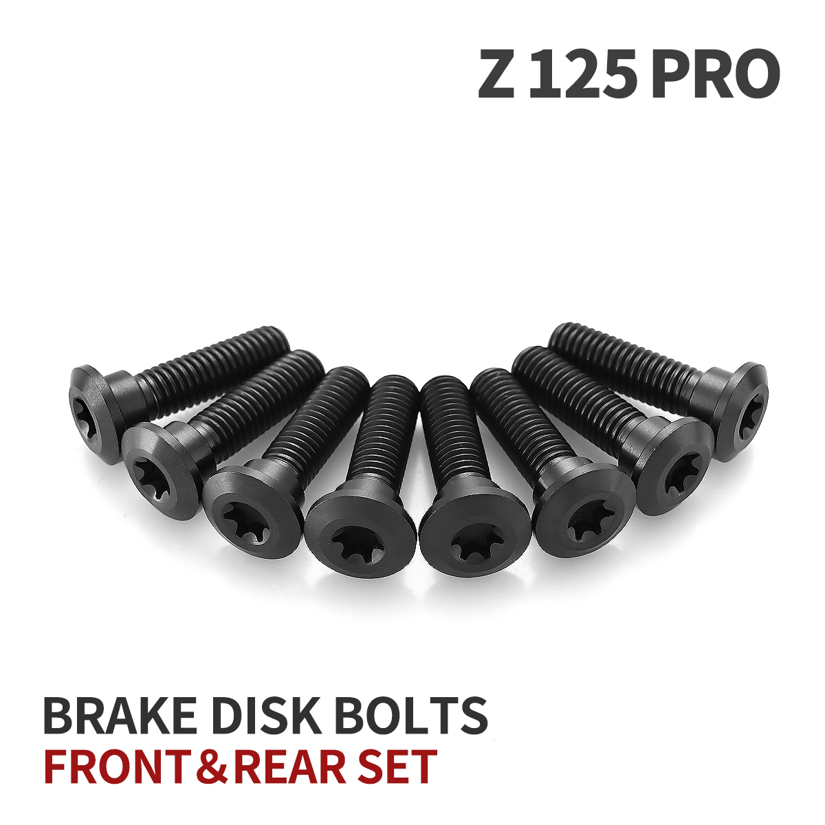 Z125 PRO 64チタン ブレーキディスクローターボルト フロント