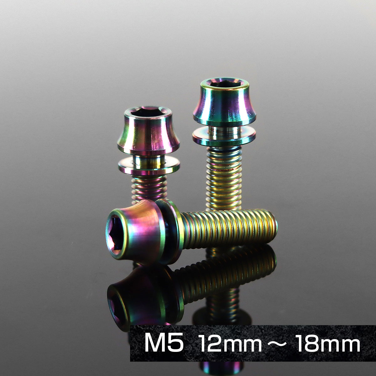 TECHーMASTER（テックマスター） チタンボルト M5×18mm P0.8