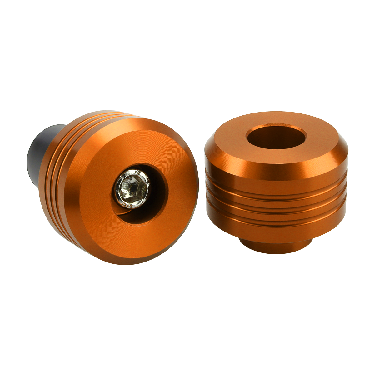 アルミ合金 自転車バーエンド エンドキャップ エンドプラグ オレンジ アルミ合金 自転車バーエンド エンドキャップ エンドプラグ オレンジ