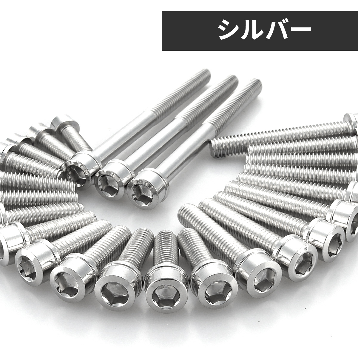 YAMAHA RZ250/350 エンジンカバー クランクケース ボルト 25本