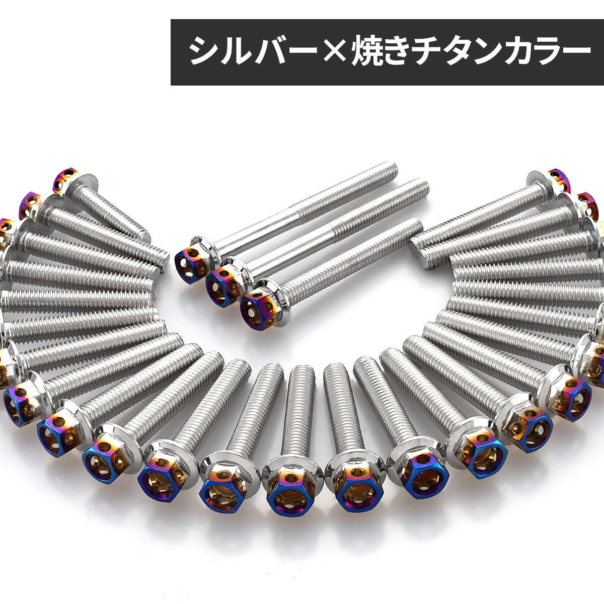スズキ GSX400E KATANA エンジンカバー クランクケース ボルト