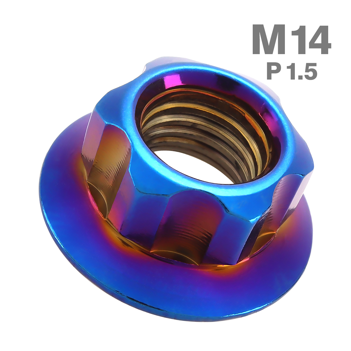 ステンレスナット M10 P1.25 六角ナット デザインナット セレート付き
