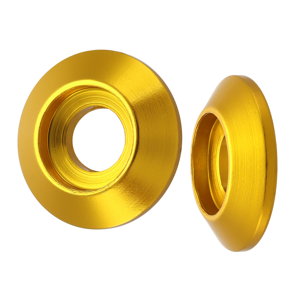 M6 デザイン ワッシャー 10枚セット アルミ製 外径18mm 8色 : TECH 