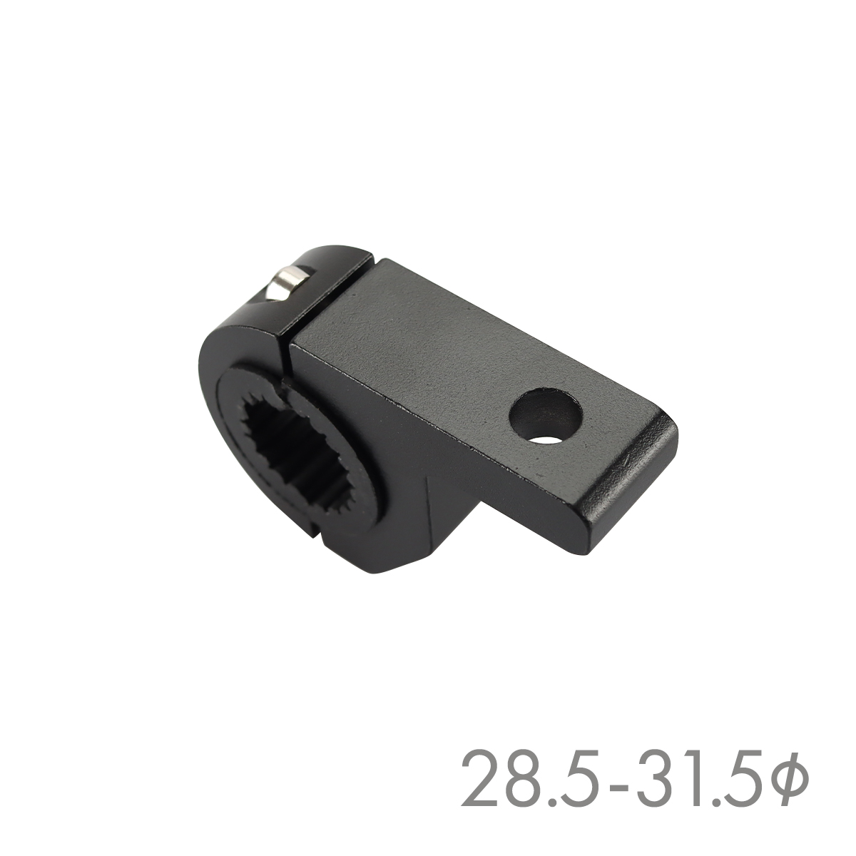 ライト ステー ブラケット アルミ製 パイプステー 360度回転 適合パイプ径 28.5-31.5mm VZ024 | ブランド登録なし