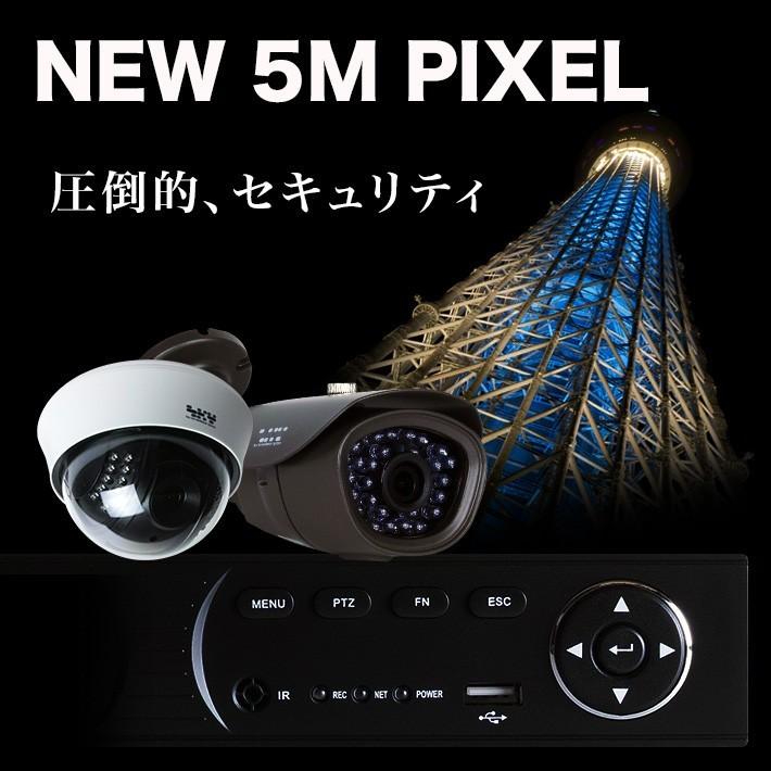 AI搭載 防犯カメラ 集音 マイク搭載 500万画素 赤外線暗視 レコーダーセット 屋外防水、屋内ドーム選べる監視カメラ1台と録画機セット SET-850S-1 SONY バレット | ブランド登録なし | 01