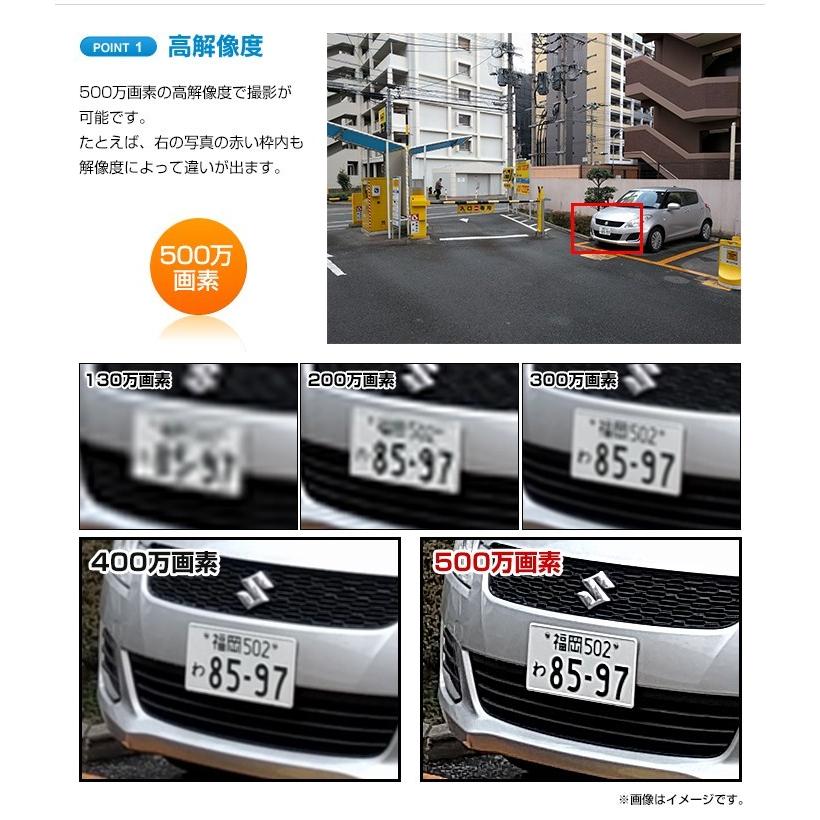 AI搭載 防犯カメラ 集音 マイク搭載 500万画素 赤外線暗視 レコーダーセット 屋外防水、屋内ドーム選べる監視カメラ1台と録画機セット SET-850S-1 SONY バレット | ブランド登録なし | 07