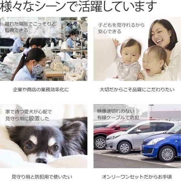 AI搭載 防犯カメラ 4K 800万画素 集音 マイク搭載 屋外用防水バレット型 屋内ドーム型 選べる2台 レコーダーセット 監視カメラ 2000GB HDD SET-880S-2の画像