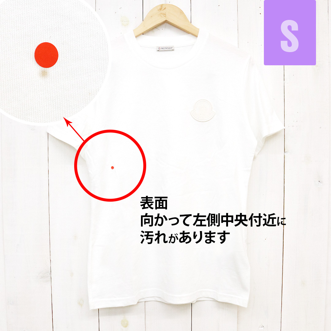 モンクレール　ロゴTシャツ　レディース　XS MONCLER アウトレット B品 girocollo ジッロコッロ モンクレール