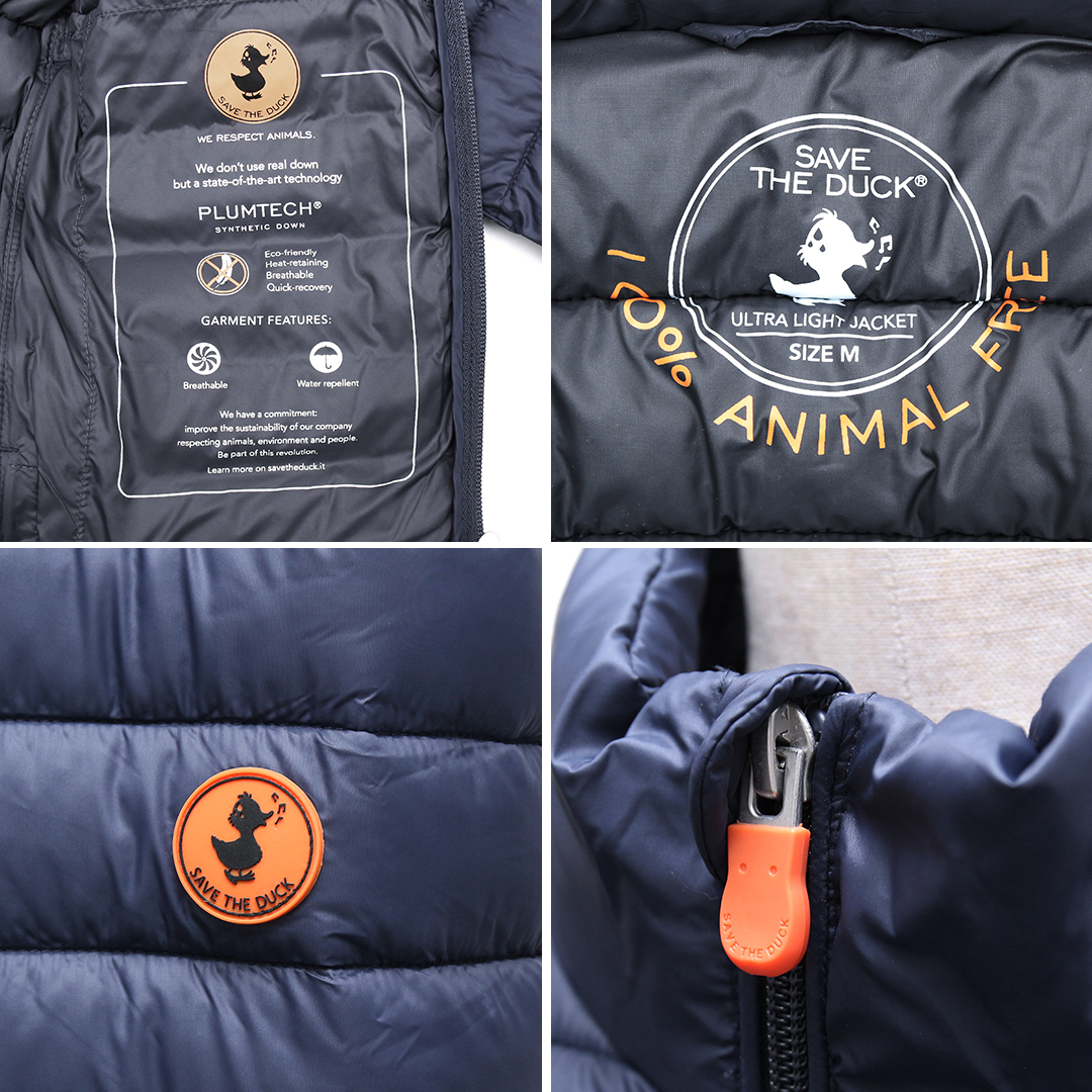 SAVE THE DUCKセーブザダック　ダウン　収納袋付 SAVE THE DUCK/セーブザダック」キッズダウンジャケット公式取扱