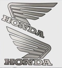 ホンダ HONDA ステッカー ロゴ ウィング 選べる6色 車やバイクに最適 デカール シール 防水 耐光｜to-do｜02